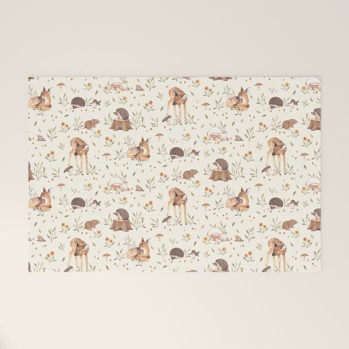 Woodland Critters  Welcome Mat Gallery Image 1