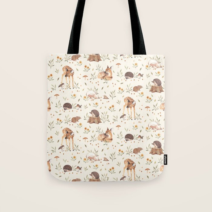 Woodland Critters  Tote Bag Gallery Image 1