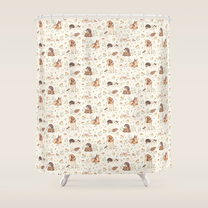 Woodland Critters  Shower Curtain Gallery Image 1