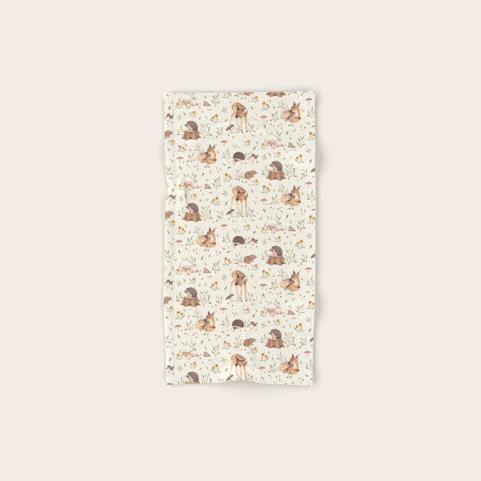 Woodland Critters  Bath Towel Gallery Image 1