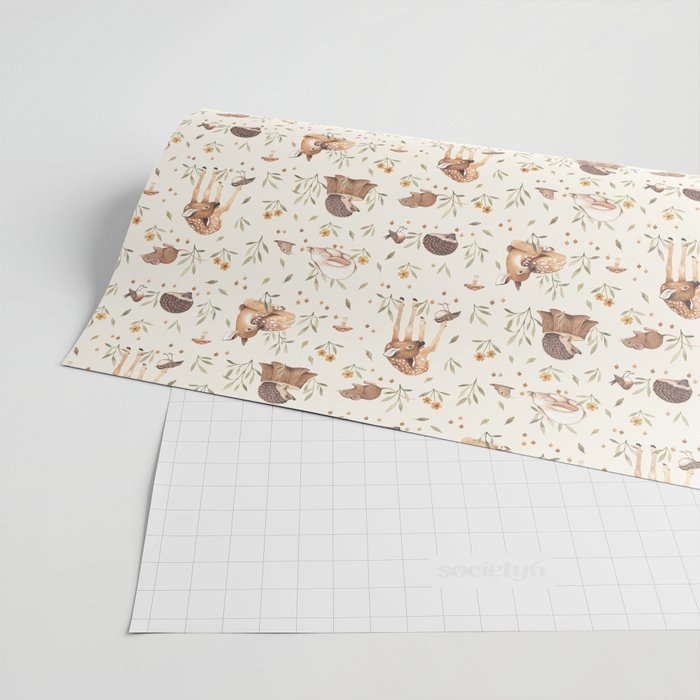 Woodland Critters  Wrapping Paper Gallery Image 2