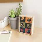 Cats on Chairs Mini Art Print Gallery Image 2