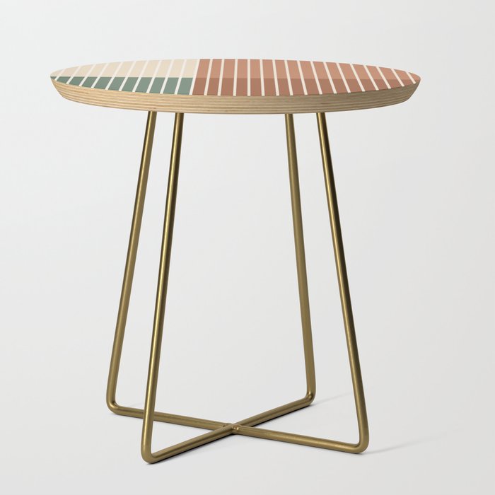 Color Block Line Abstract XXVII Side Table Gallery Image 1