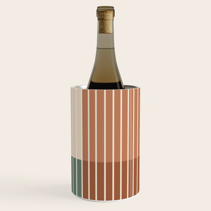 Color Block Line Abstract XXVII Wine Chiller Gallery Image 1