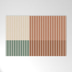 Color Block Line Abstract XXVII Welcome Mat Gallery Image 1