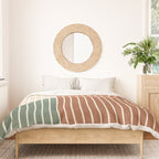 Color Block Line Abstract XXVII Duvet Cover Gallery Image 3