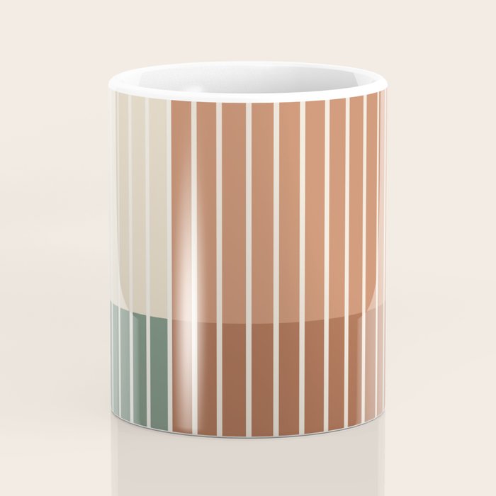 Color Block Line Abstract XXVII Coffee Mug Gallery Image 4
