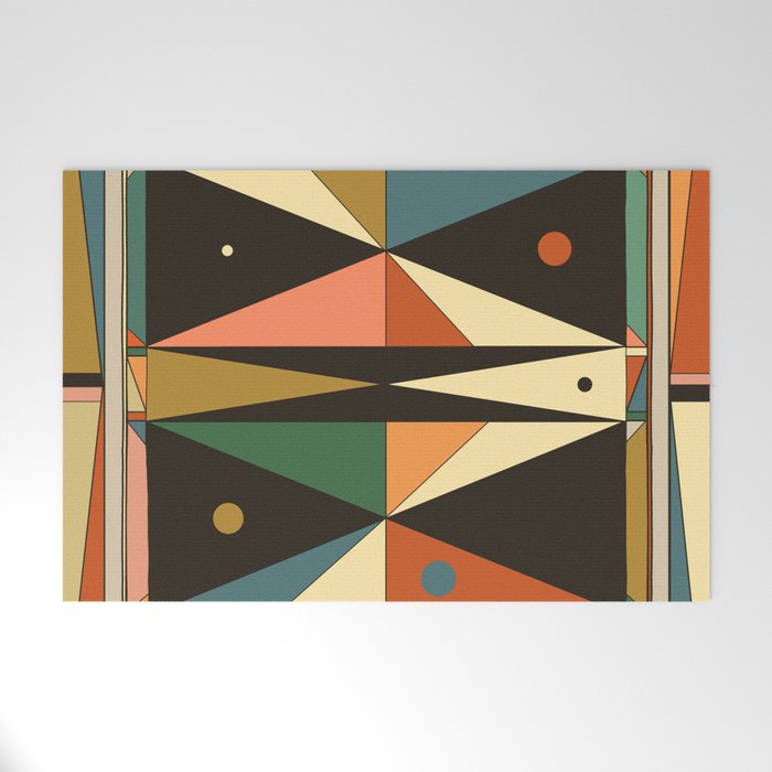 The Vintage Stripe Welcome Mat Gallery Image 1