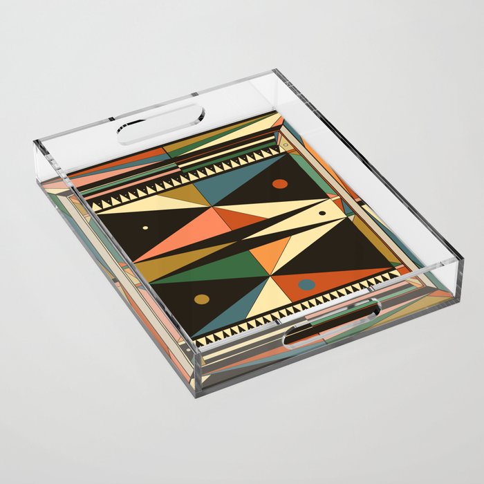 The Vintage Stripe Acrylic Tray Gallery Image 1