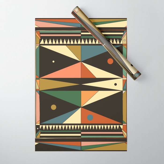 The Vintage Stripe Wrapping Paper Gallery Image 1