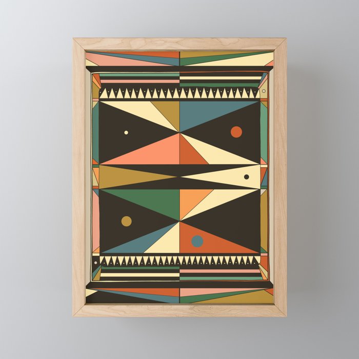 The Vintage Stripe Mini Art Print Gallery Image 1