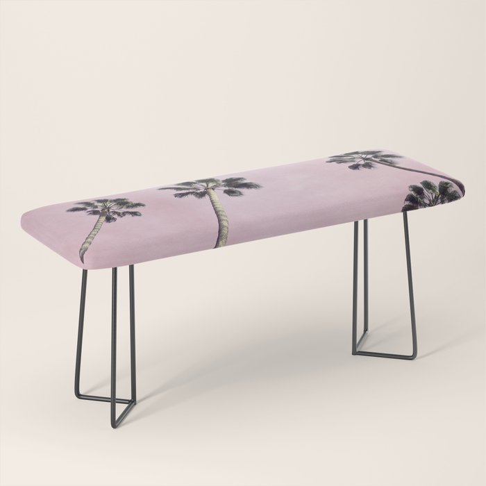 Pink Palms Bench Gallery Image 1