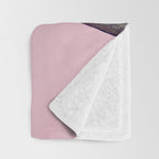 Pink Palms Throw Blanket Gallery Image 3