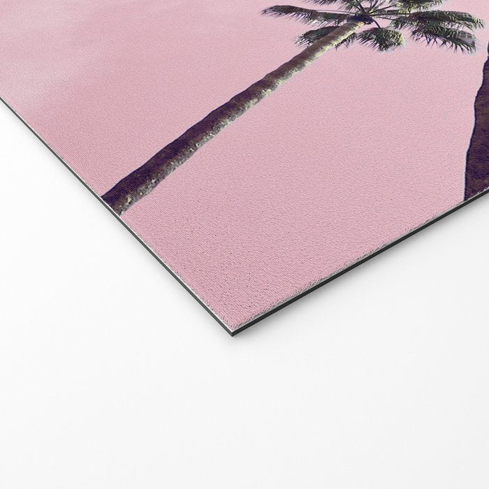 Pink Palms Welcome Mat Gallery Image 2