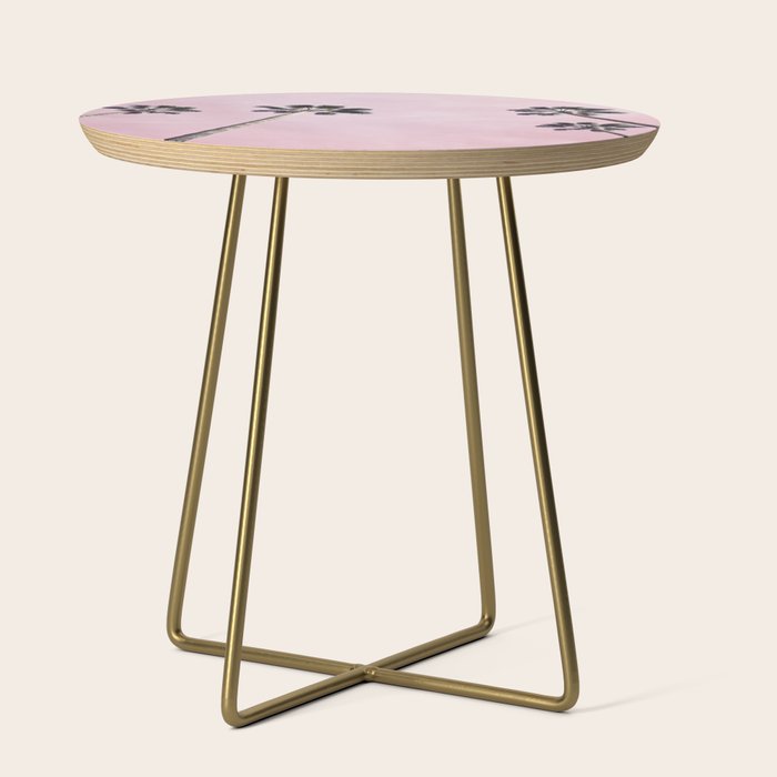 Pink Palms Side Table Gallery Image 1