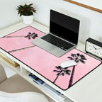 Pink Palms Desk Mat Gallery Image 2