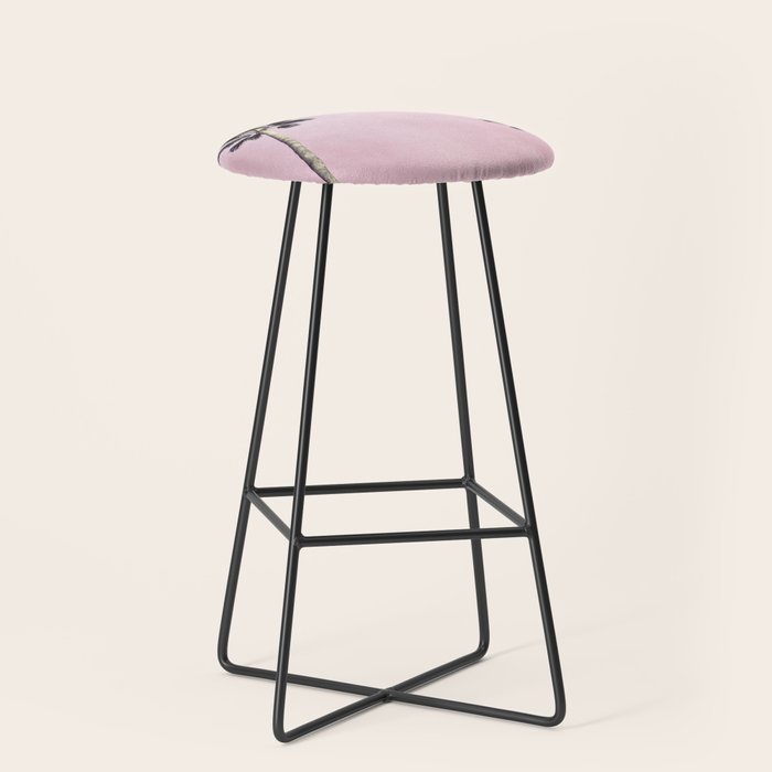 Pink Palms Stool Gallery Image 1