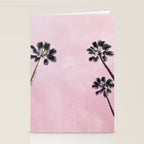 Pink Palms Stationery Card Gallery Image 2