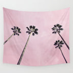 Pink Palms Wall Tapestry Gallery Image 4