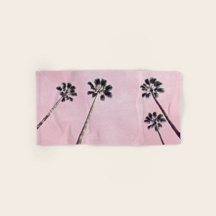 Pink Palms Towels Gallery Image 1