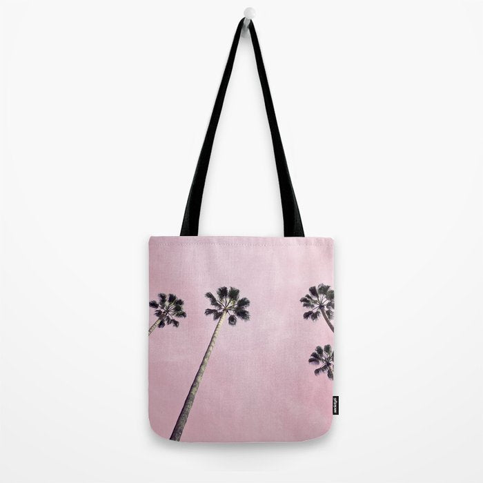 Pink Palms Tote Bag Gallery Image 2