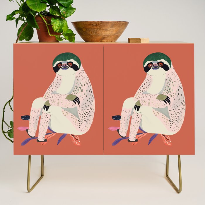 Just Slothin' Around Credenza Gallery Image 1