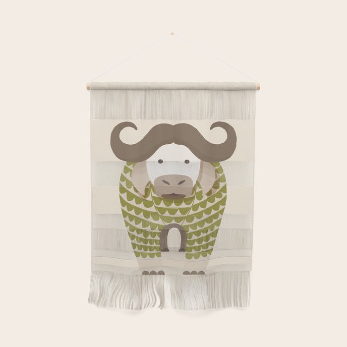 Whimsical Cape Buffalo Wall Hanging Gallery Image 1