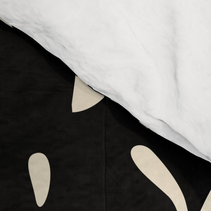 Tropical monstera plant leaf art pattern Comforter Gallery Image 4