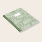 Boho Wall Art, Colour Prints, Sage Green, Line Art Notebook Gallery Image 2