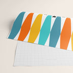 MidCentury Modern Art 10 Jester Cats Wrapping Paper Gallery Image 2