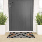 Urban Tribal Pattern No.2 - Concrete and Wood Welcome Mat Gallery Image 3