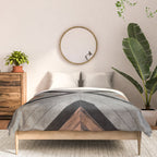 Urban Tribal Pattern No.2 - Concrete and Wood Comforter Gallery Image 3