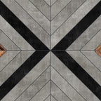 Urban Tribal Pattern No.2 - Concrete and Wood Coffee Mug Gallery Image 2