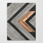 Urban Tribal Pattern No.2 - Concrete and Wood Notebook Gallery Image 4