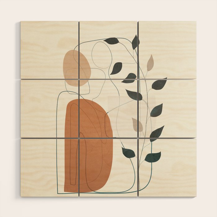 Movement Abstraction 05 Wood Wall Art Gallery Image 1