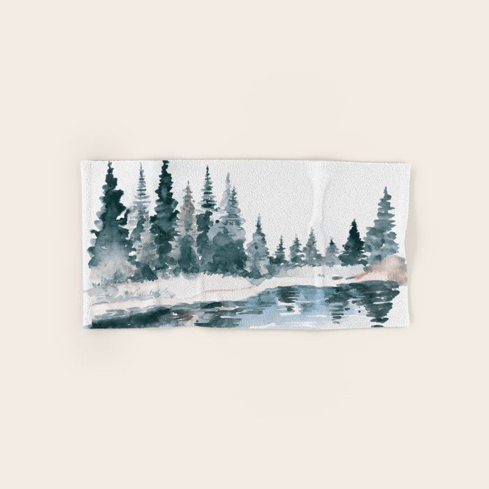 Mountain River Bath Towel Gallery Image 1