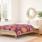 Here Comes the Sun - Pink and Magenta Duvet Cover Gallery Image 2