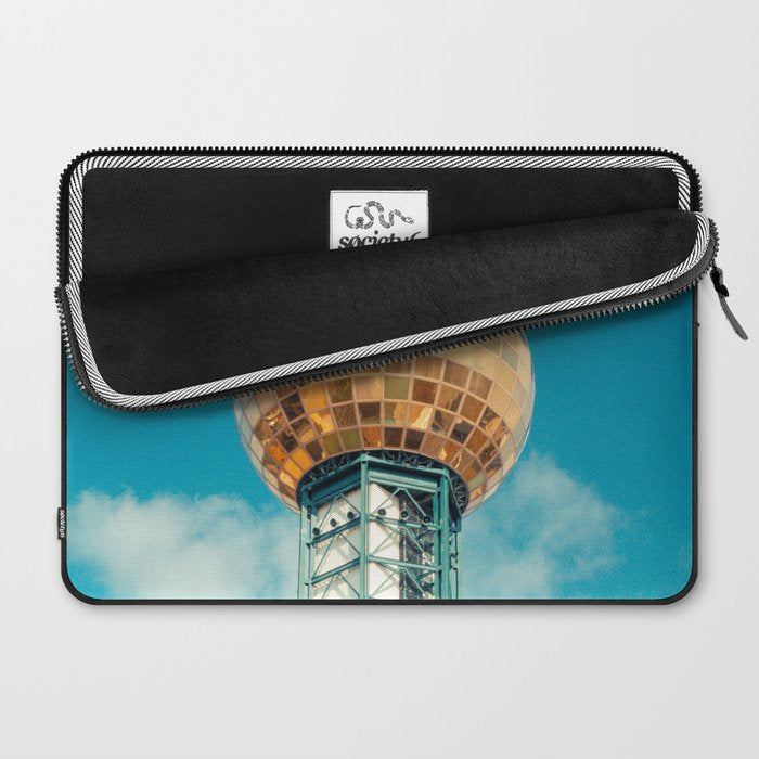 Sunsphere Knoxville Tennessee Worlds Fair Landmark Laptop Sleeve Gallery Image 2
