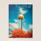 Sunsphere Knoxville Tennessee Worlds Fair Landmark Stationery Card Gallery Image 2