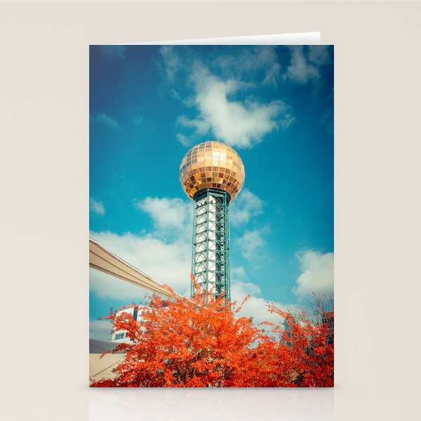 Sunsphere Knoxville Tennessee Worlds Fair Landmark Stationery Card Gallery Image 2