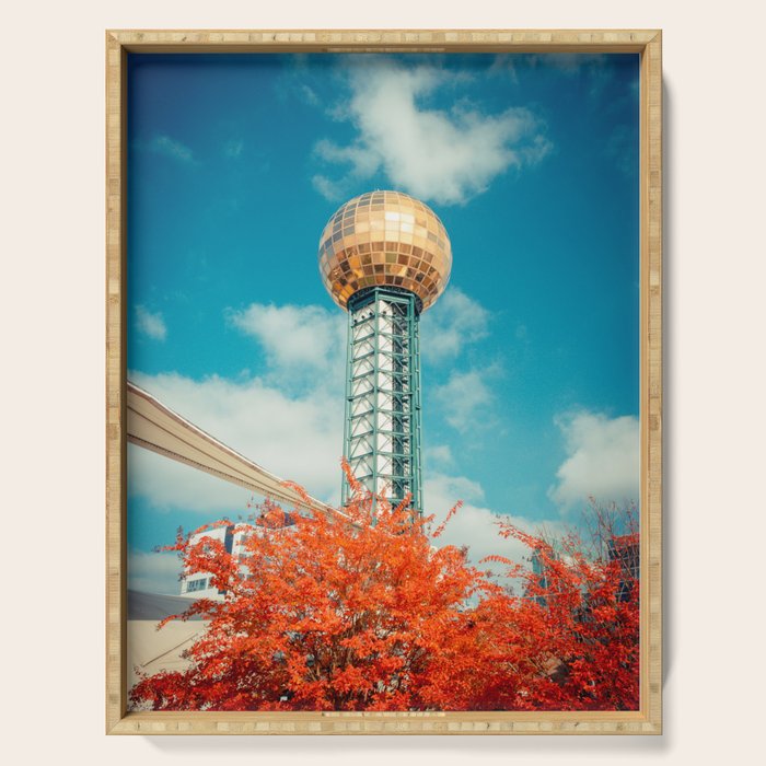Sunsphere Knoxville Tennessee Worlds Fair Landmark Serving Tray Gallery Image 1