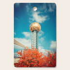 Sunsphere Knoxville Tennessee Worlds Fair Landmark Cutting Board Gallery Image 1