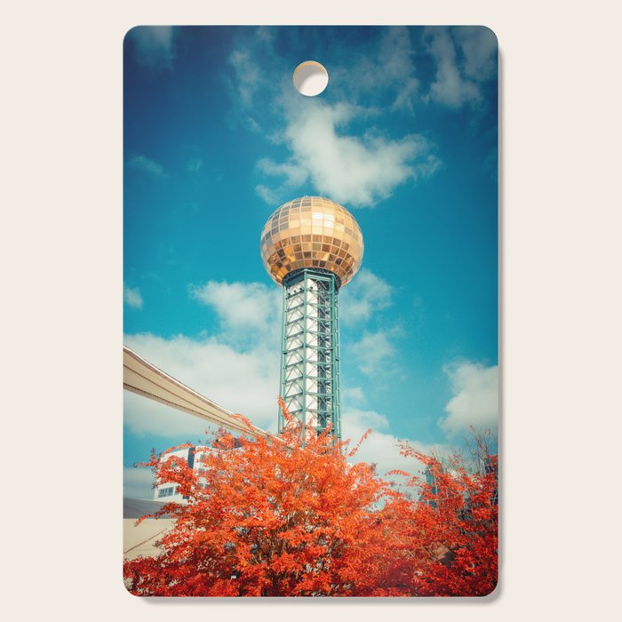Sunsphere Knoxville Tennessee Worlds Fair Landmark Cutting Board Gallery Image 1