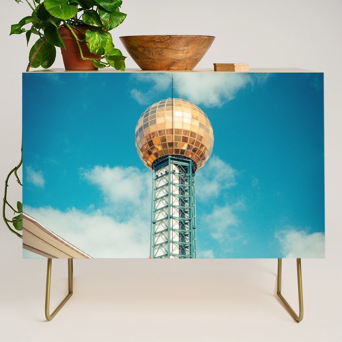 Sunsphere Knoxville Tennessee Worlds Fair Landmark Credenza Gallery Image 1