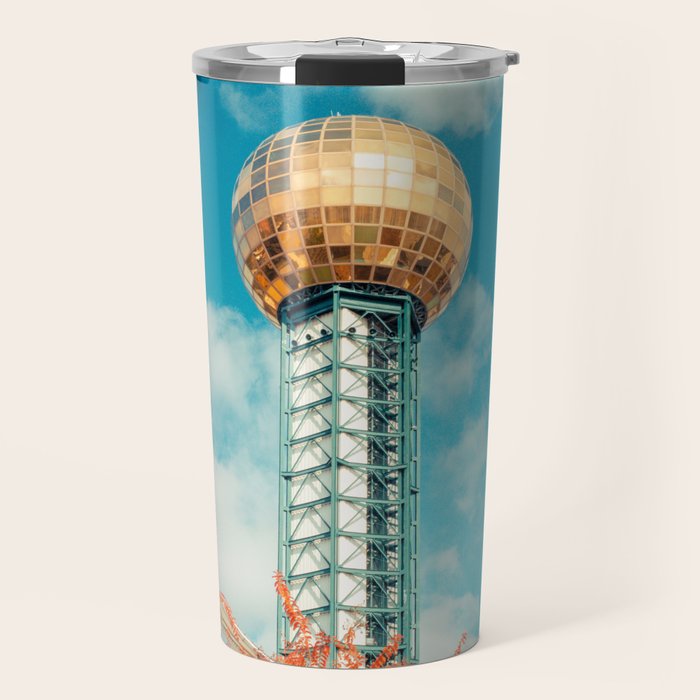 Sunsphere Knoxville Tennessee Worlds Fair Landmark Travel Mug Gallery Image 1