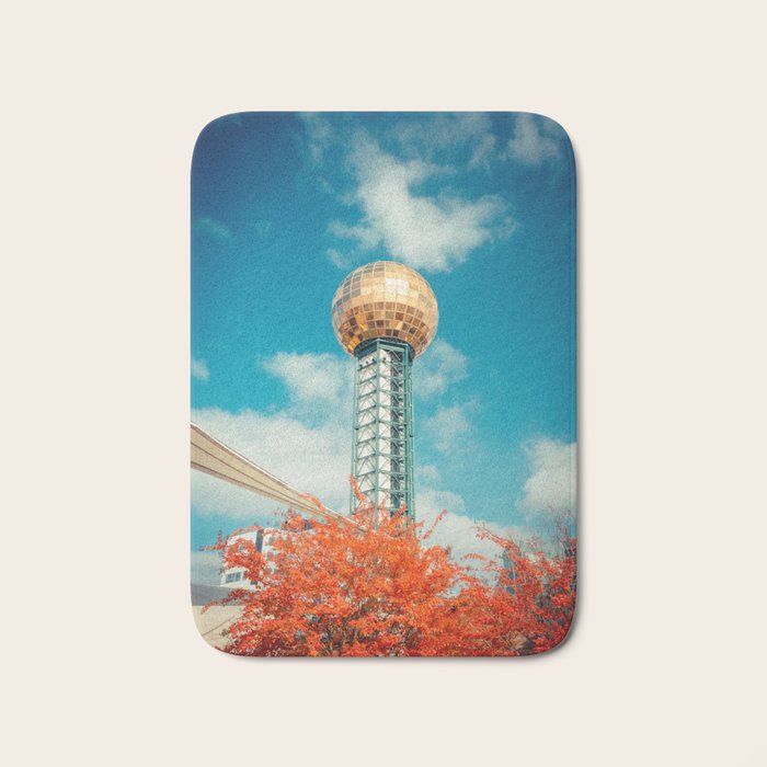 Sunsphere Knoxville Tennessee Worlds Fair Landmark Bath Mat Gallery Image 1
