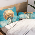 Sunsphere Knoxville Tennessee Worlds Fair Landmark Pillow Sham Gallery Image 2