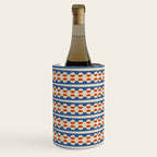 Dots and Lines - Blue and Red Wine Chiller Gallery Image 3