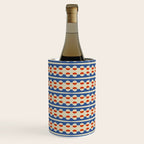 Dots and Lines - Blue and Red Wine Chiller Gallery Image 1