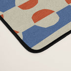 Dots and Lines - Blue and Red Desk Mat Gallery Image 4